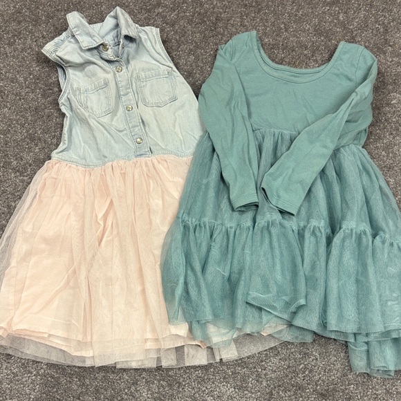 Other - Stylish Kids Dresses Set in Blue and Pink (tutu)